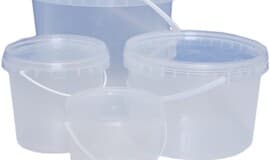 Ведра прозрачные пищевые