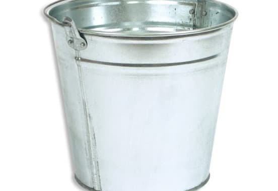 Ведро оцинкованное