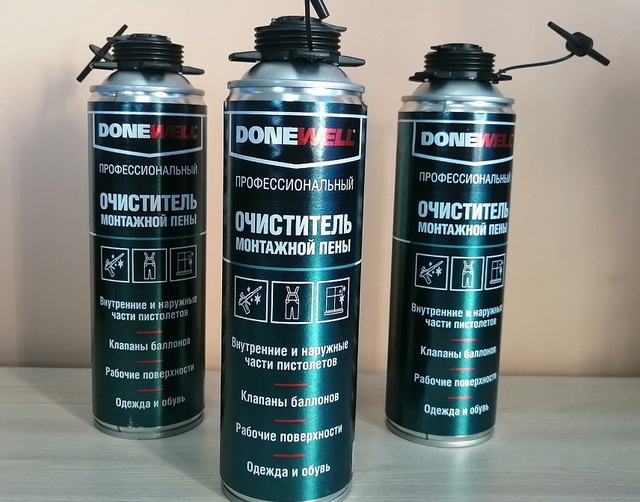 Очиститель монтажной пены