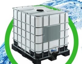 Ёмкость пластиковая кубовая-Еврокуб. Ёмкость пластиковая кубовая-Еврокуб.