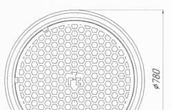 Люк чугунный телефонный ГТС тип