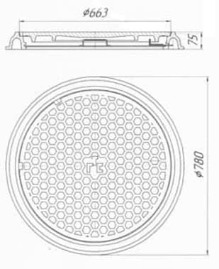 Люк чугунный телефонный ГТС тип