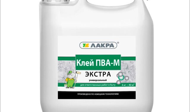Клей ПВА-М Лакра универсальный Экстра