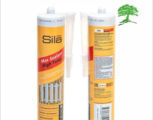 Герметик силиконовый термостойкий Sila PRO Max Sealant, High Temp Герметик силиконовый термостойкий Sila PRO Max Sealant, High Temp