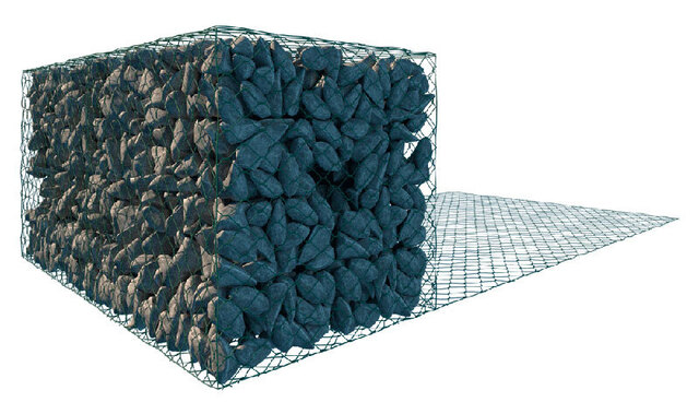 Габион с армирующей панелью