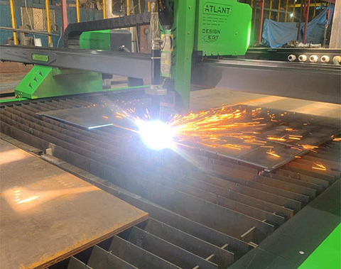 Плазменная резка металла на станке с ЧПУ