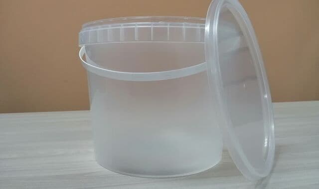 Ведро прозрачное 1 л.